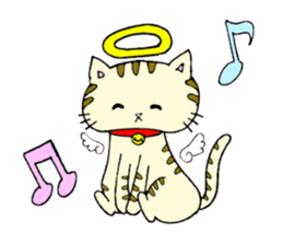 Angel cat&Devil cat sticker #5568303