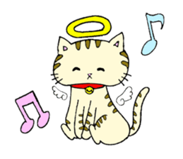 Angel cat&Devil cat sticker #5568303