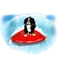 BERNESE MOUNTAIN DOG RIN VerSion1 sticker #5568611