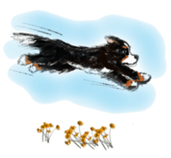 BERNESE MOUNTAIN DOG RIN VerSion1 sticker #5568614