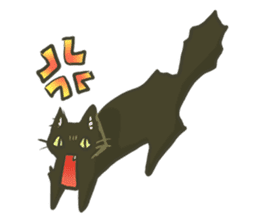 Black-Cat TOBBY sticker #5569045