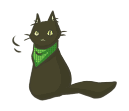 Black-Cat TOBBY sticker #5569048