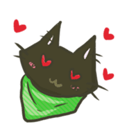 Black-Cat TOBBY sticker #5569050