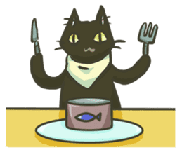 Black-Cat TOBBY sticker #5569056