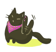 Black-Cat TOBBY sticker #5569067