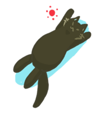 Black-Cat TOBBY sticker #5569068