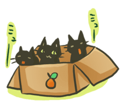 Black-Cat TOBBY sticker #5569070