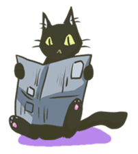 Black-Cat TOBBY sticker #5569075