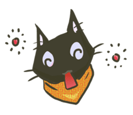 Black-Cat TOBBY sticker #5569077
