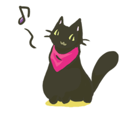 Black-Cat TOBBY sticker #5569082