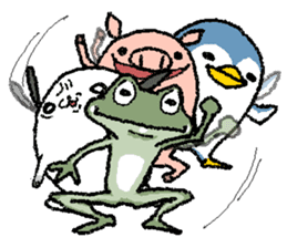 Frog seniors. sticker #5569234