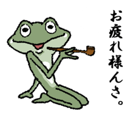 Frog seniors. sticker #5569242