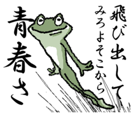 Frog seniors. sticker #5569243