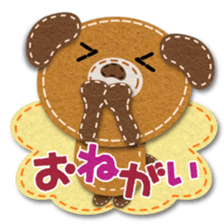Cute felt sticker sticker #5569339