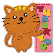 Cute felt sticker sticker #5569340