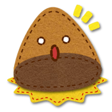 Cute felt sticker sticker #5569342