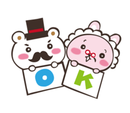 Kuma and Usa sticker #5569764