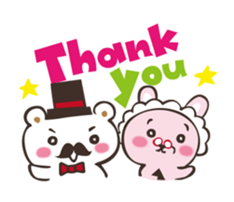 Kuma and Usa sticker #5569769