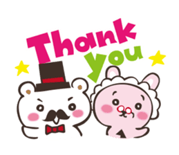 Kuma and Usa sticker #5569769