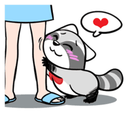 Rakkun Forever sticker #5570095