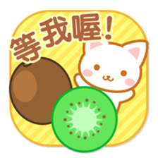 Cat-Fruits-Chinese (Traditional) sticker #5570288