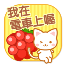 Cat-Fruits-Chinese (Traditional) sticker #5570303