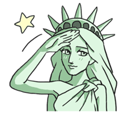 AsB - The Statue Of Liberty Club v1 sticker #5570564