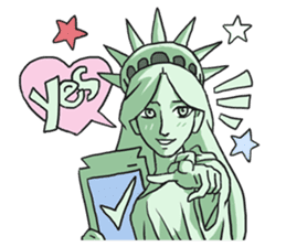 AsB - The Statue Of Liberty Club v1 sticker #5570566