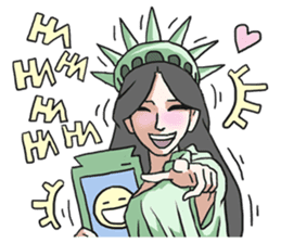 AsB - The Statue Of Liberty Club v1 sticker #5570567