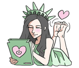 AsB - The Statue Of Liberty Club v1 sticker #5570568