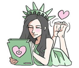 AsB - The Statue Of Liberty Club v1 sticker #5570568