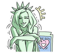 AsB - The Statue Of Liberty Club v1 sticker #5570571