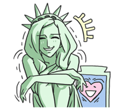 AsB - The Statue Of Liberty Club v1 sticker #5570571
