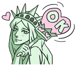 AsB - The Statue Of Liberty Club v1 sticker #5570572