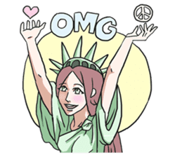 AsB - The Statue Of Liberty Club v1 sticker #5570576