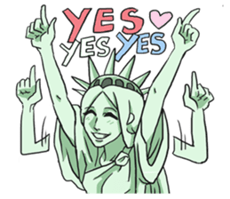 AsB - The Statue Of Liberty Club v1 sticker #5570577