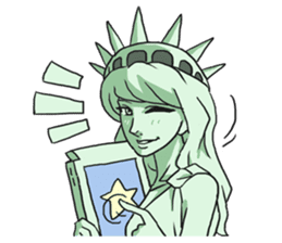 AsB - The Statue Of Liberty Club v1 sticker #5570579