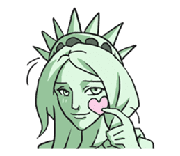 AsB - The Statue Of Liberty Club v1 sticker #5570580