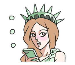 AsB - The Statue Of Liberty Club v1 sticker #5570583
