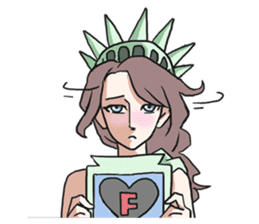 AsB - The Statue Of Liberty Club v1 sticker #5570584