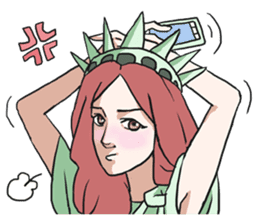 AsB - The Statue Of Liberty Club v1 sticker #5570586