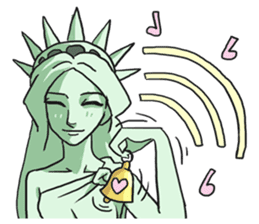 AsB - The Statue Of Liberty Club v1 sticker #5570588