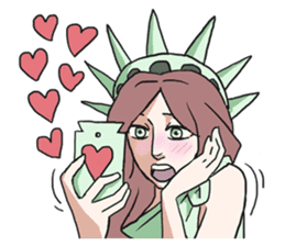 AsB - The Statue Of Liberty Club v1 sticker #5570591