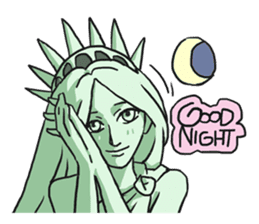 AsB - The Statue Of Liberty Club v1 sticker #5570593