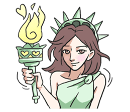 AsB - The Statue Of Liberty Club v1 sticker #5570594