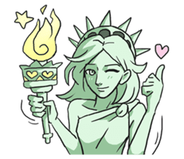 AsB - The Statue Of Liberty Club v1 sticker #5570595