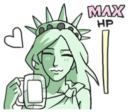 AsB - The Statue Of Liberty Club v1 sticker #5570596