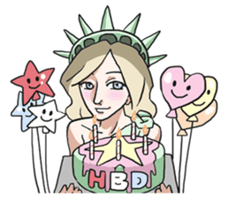 AsB - The Statue Of Liberty Club v1 sticker #5570600