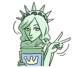 AsB - The Statue Of Liberty Club v1 sticker #5570601