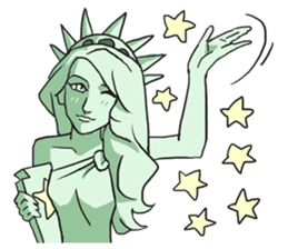 AsB - The Statue Of Liberty Club v1 sticker #5570603